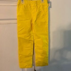 Carter’s, girls pants, yellow